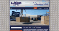 Desktop Screenshot of partland.co.za